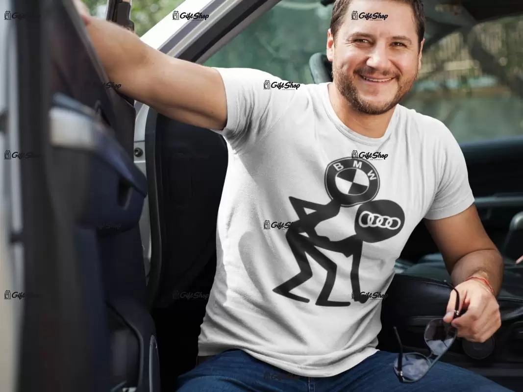 Bmw ... audi, tricou cu mesaj